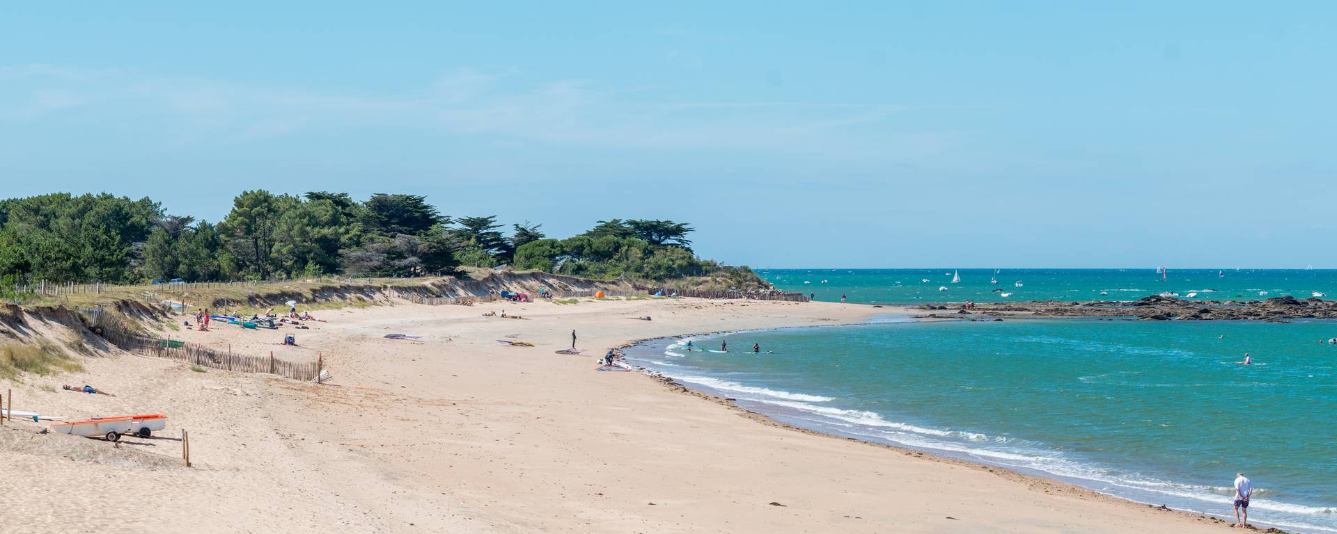Plages des Conches, côte nord est, Ile d'Yeu