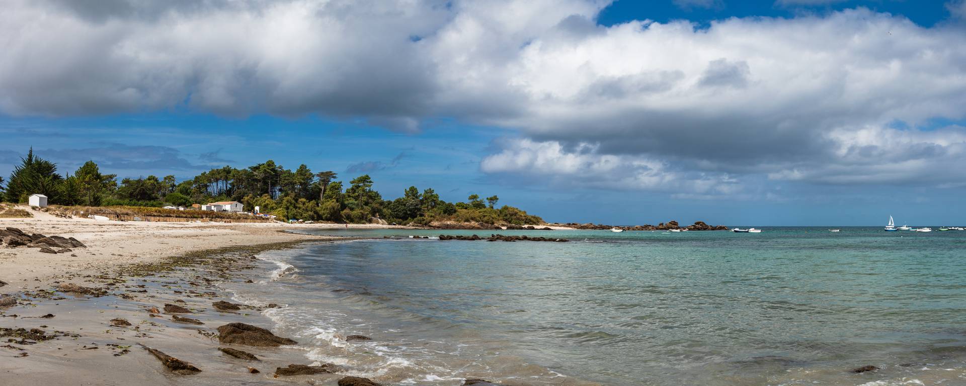 Plage des Sapins, côte nord est, Ile d'Yeu