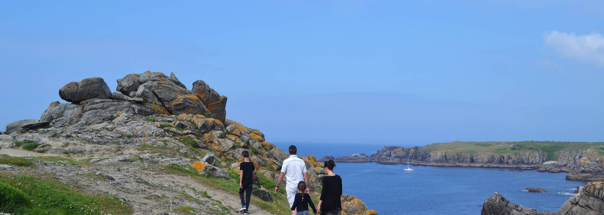 Se balader à pied- Côte sauvage, Ile d'Yeu