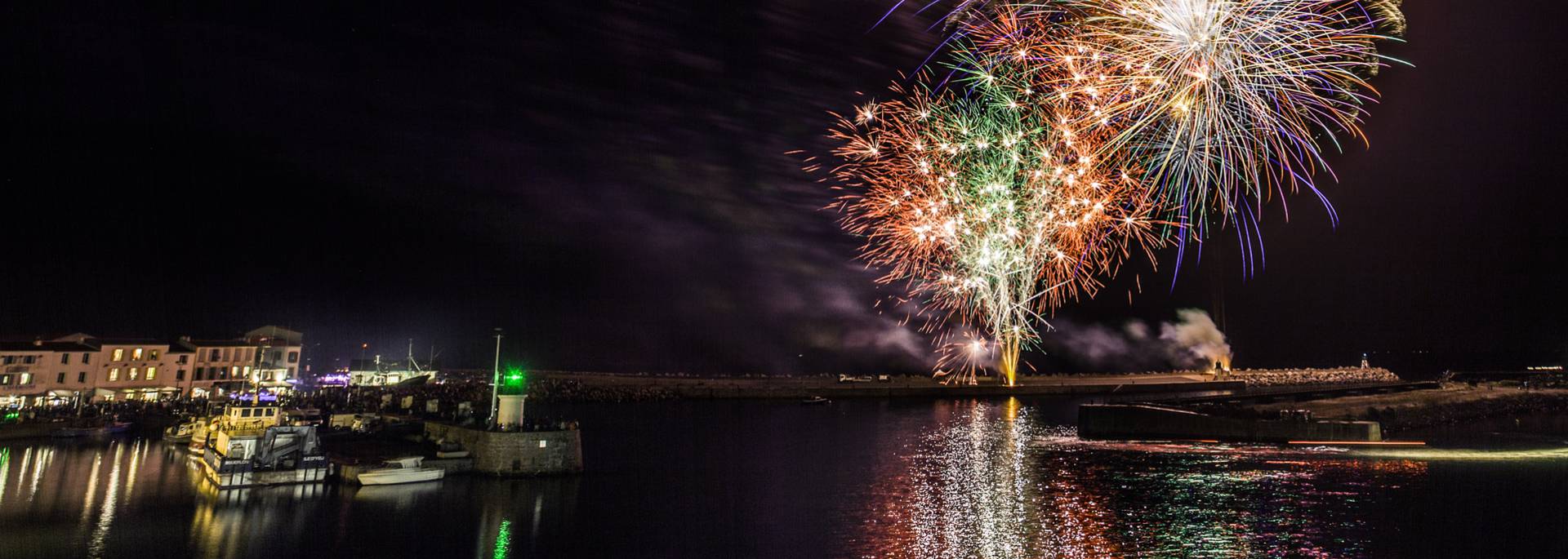 Feu d'artifice, Port-Joinville, Ile d'Yeu