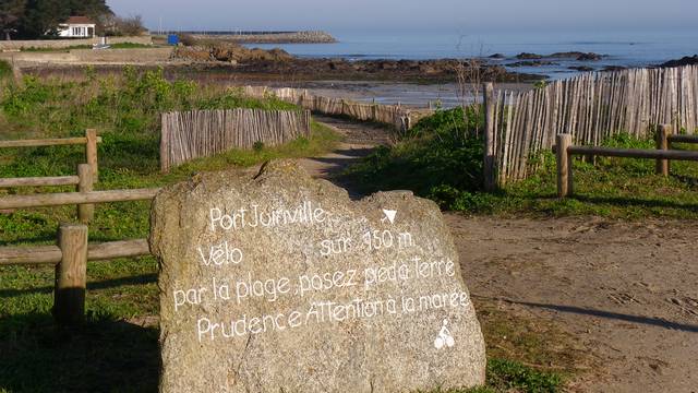 Signalétique plage du ker châlon, Ile d'Yeu 