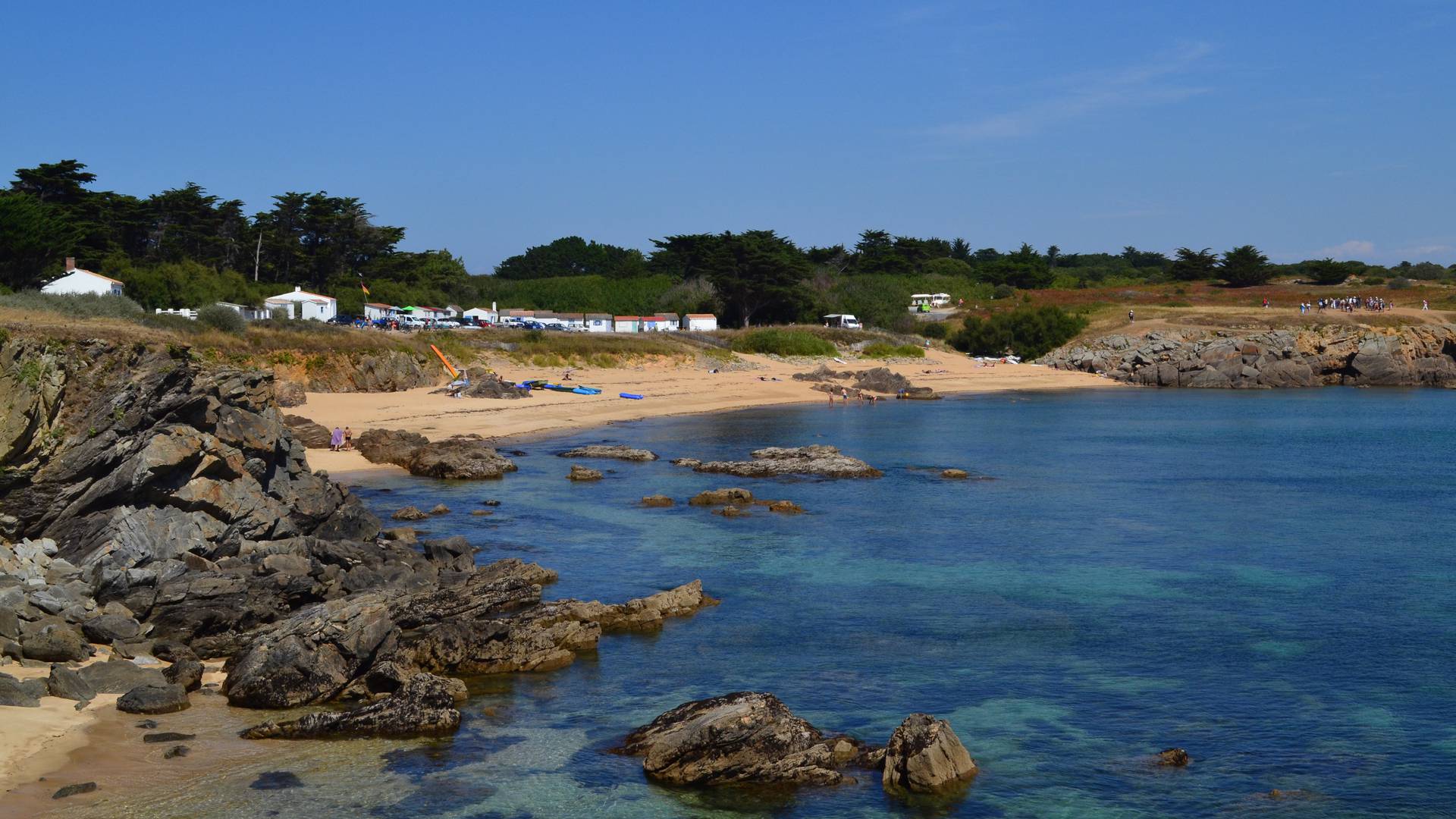 La plage des Sabias, Ile d'Yeu 