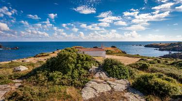 Côte sauvage, Chapelle de la Meule, Sud, Ile d'Yeu