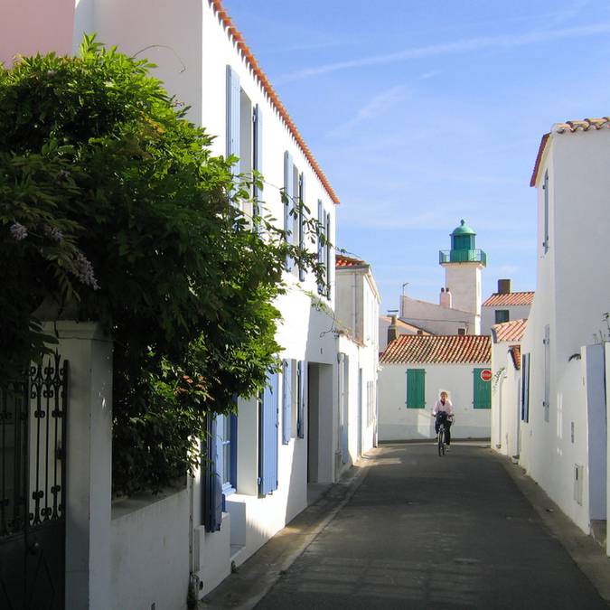 Les rues de Port-Joinville, Ile d'Yeu © C. Poiraud OT Ile d'Yeu