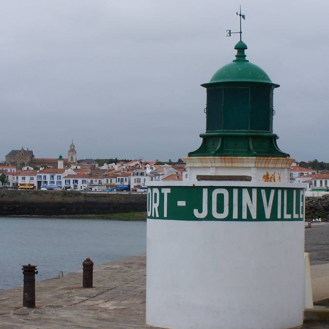 Le phare de la Jetée, Port-Joinville, Ile d'Yeu