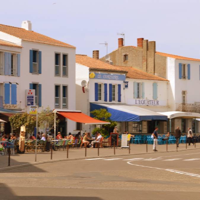 Les quais de Port-Joinville, Ile d'Yeu