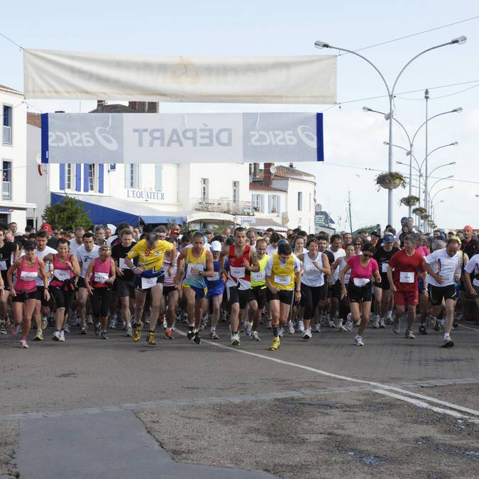 Plaisir d'une course à pied sur l'Ile d'Yeu