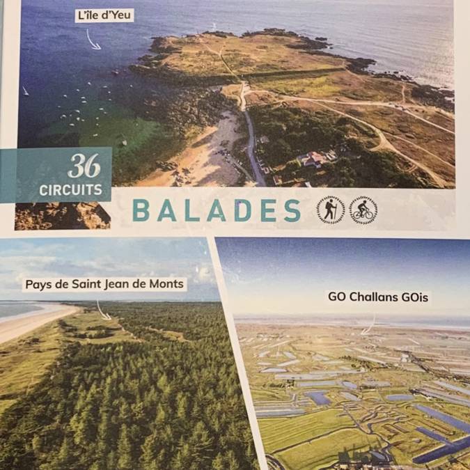 Coffret 36 circuits (rando et vélo) Vendée des îles (8 €)